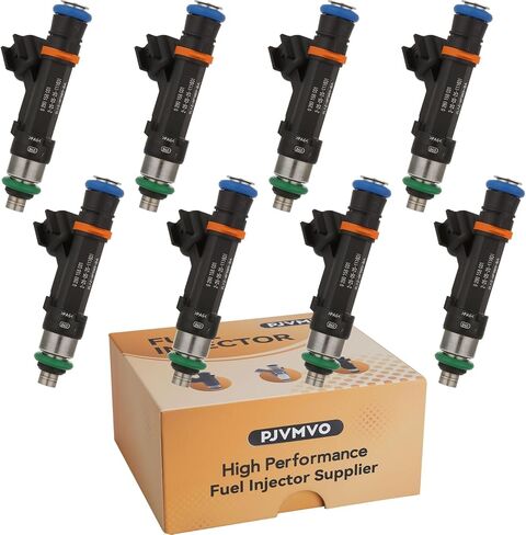 0280158001 OE 8Cyl 5.4L Fuel Injectors,Compatible with/Ford 2005-2008 E150 E250 E350, E450 2006-2009,Expedition 5.4 2003-2004 |4 Holes| |Set of 8| in Saudi Arabia