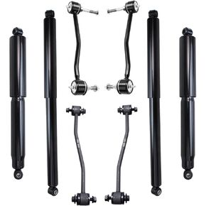 Detroit Axle-4WD Shocks Kit for Ford 2000-2004 F-250 F-350 Super Duty [DRW] 4 Assorbers Associpbly 4 Stabilizer Sway Bar Links 2001 2002 2003 Pront and الخلفية-مجموعة 8pc in Saudi Arabia