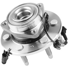 Front Wheel Hub Bearing Assembly with ABS Compatible with Chevy Silverado 1500, Suburban 1500, Avalanche, Tahoe, GMC Sierra 1500, Yukon, Yukon XL 1500, Fit for Cadillac Escalade in Kuwait