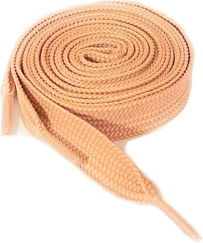 Thick Flat 3/4" Wide Shoelaces Solid Color for All Shoe Types in Saudi Arabia