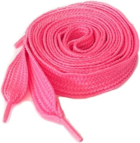 Thick Flat 3/4" Wide Shoelaces Solid Color for All Shoe Types in Saudi Arabia