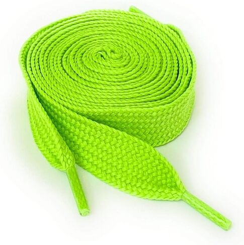 Thick Flat 3/4" Wide Shoelaces Solid Color for All Shoe Types in Saudi Arabia