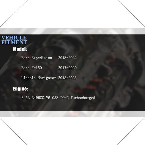VS50993R Cover Cover Cover Set Lit For Ford Expedition 2018-2022 for Ford F-150 2017-2020 for Lincoln Navigator 2018-2023 3.5L V6 in Saudi Arabia