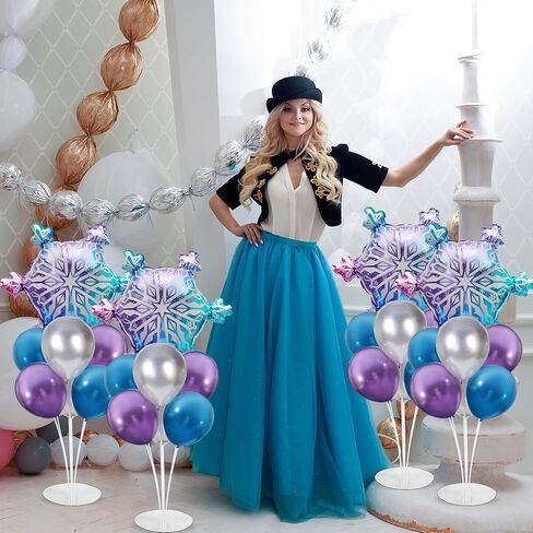 4 Sets Strawberry Party Balloons Stand Kit with Strawberry Foil Balloons Sweet Strawberry 1st Party Balloon Centerpiece for Tables for Girls Strawberry Birthday Baby Shower Decoration in Kuwait