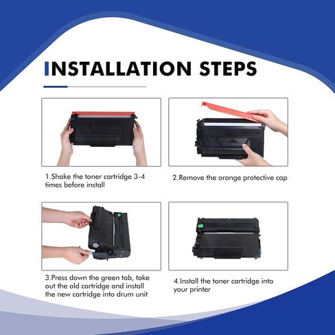 TN433 مجموعة خرطوشة الحبر مجموعة TN-433 MFC-L8900CDW بديل متوافق مع الأخ TN433 TN 433 TN431 لـ Brother MFC L8900CDW HL-L8360CDW HL-L8360CDWT HL-L8260CDW in Kuwait