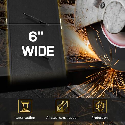 لوحات تشغيل سوداء 6 بوصة مخصصة FIT 2019-2025 Chevy Silverado/GMC Sierra 1500 & 2020-2025 Chevy Silverado/GMC Sierra 2500/3500 Crew Cab Side Step Nerf Bar in Saudi Arabia
