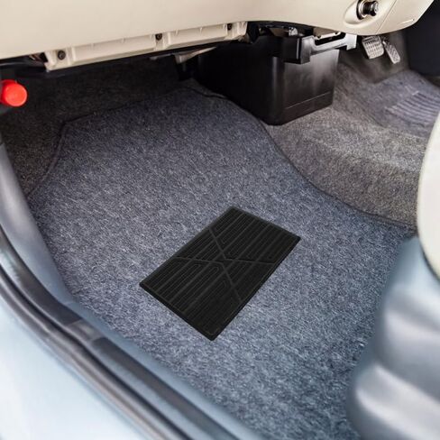 PRETYZOOM 2pcs Car Floor Mat Cars Floor Mats Heel Repair Patch Auto Pedal Pads Foot Rest Pedal Pad Carpet Patch Car Repair Pad Shoe Repair Patch Car Foot Pad Foot Pedal Pad Black Rubber in Saudi Arabia