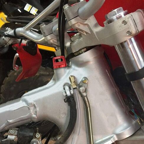 Red Engine Oil Dipstick Stick Sluge متوافق مع Honda XR650R 2000-2007 ، دراجة الأوساخ الألومنيوم in Saudi Arabia