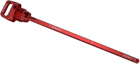 Red Engine Oil Dipstick Stick Sluge متوافق مع Honda XR650R 2000-2007 ، دراجة الأوساخ الألومنيوم in Saudi Arabia