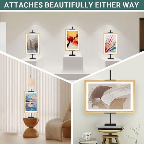 صورة Tabletop ، حامل Easel ، قابل للتعديل للإطارات حتى 29 "H ، شاشة Easel الدائمة المعدنية للصور القماشية الفنية ， Gallery Easel in Saudi Arabia