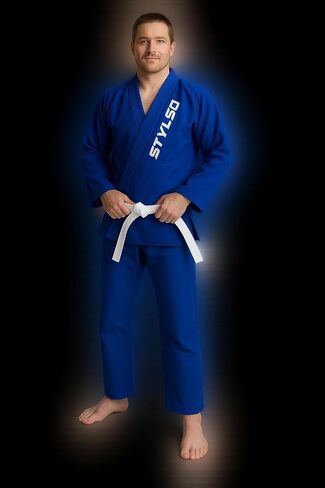 Bjj Gi For Men, Kimono Brazilian Jiu Jitsu Gi with Preshrunk Fabric, IBJJF-Approved Training Judo Gi Without Belt in Kuwait