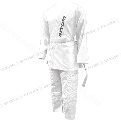 BJJ GI للرجال ، Kimono Brazilian Jiu Jitsu gi مع نسيج preshrunk ، تدريب معتمد من IBJJF جودو GI بدون حزام in Kuwait