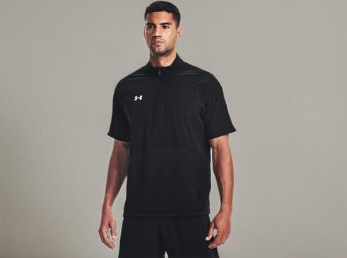 Motivate 2.0 Pullover: Black Short Sleeve by Under Armour in Saudi Arabia