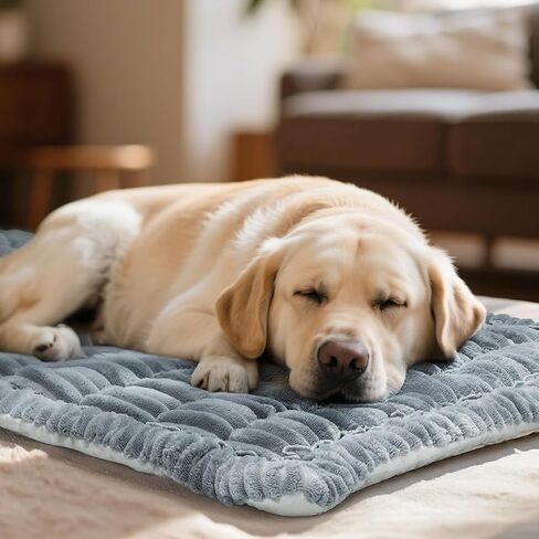 Fuzzy Couch Covers for 3 Cushion Couch Pet Friendly, Washable Sofa Slipcovers for Dogs, Non-Slip Sofa Protector (Grey-Blue, 27.6 x 82) in Saudi Arabia