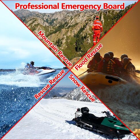 SAYOK كبير قابل للنفخ الإنقاذ زلاجات نفخ Bodyboard المياه العائمة حصيرة نفخ جت سكي زلاجات الإنقاذ المجلس للإنقاذ في حالات الطوارئ المهنية من قبل رجال الإنقاذ، والحرائق والإنقاذ، وركوب الأمواج موجة كبيرة in Kuwait