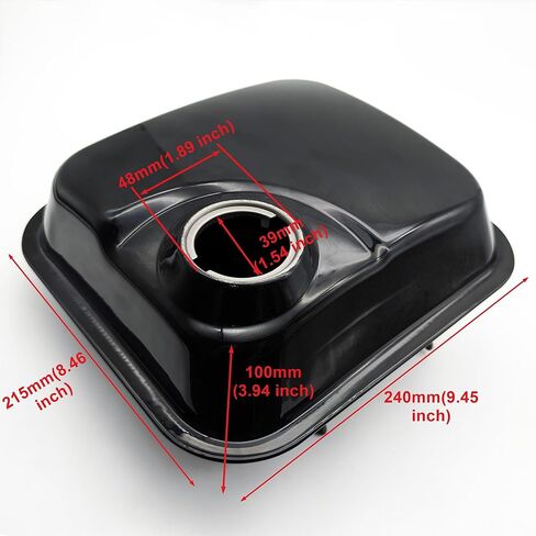 Strongthium Fuel Gas Tank for Baja Heat Warrior Massimo 196cc Coleman BT200X CT200U CT200U-EX MINI BIKE KT196 GO KART 200CC 212CC 224CC (3.56 LOTERS/0.94 GALLON) in Saudi Arabia