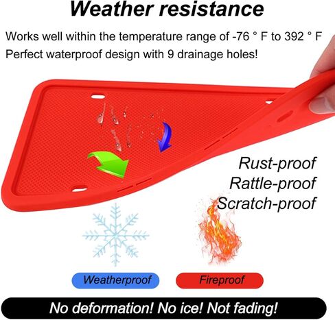Car License Plate Frame, 2PCS Silicone Rustproof Front Back Tag Guard Bracket Holder, Rattle Proof & Weatherproof Automotive Protection Accessories, Universal for SUV, Truck, RV(Black) in Saudi Arabia