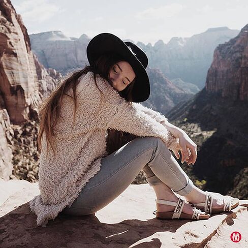 Minnetonka Outback Hat-Flat قبعة رعاة البقر للرجال والنساء المصنوعة من الجلد المتعثر ، والأسلاك الفولاذية المخفية في حافة. in Saudi Arabia