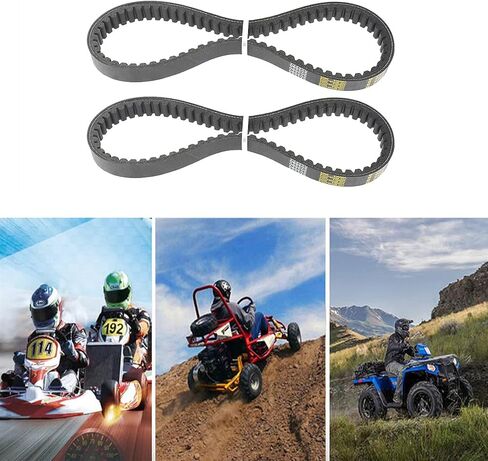 2 - Pack Torque Converter Drive Belt Replacement for 30 Series Go Kart Belt 203590 203590A 203590B 203590C TAV2 Manco Go Kart 9655 9659 in Saudi Arabia