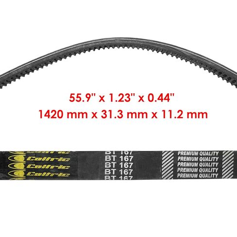 Caltric Drive Belt Compatible with John Deere 1200 1200A Bunker rakes Gator Trail 4X2 6X4 RE28721 in Saudi Arabia
