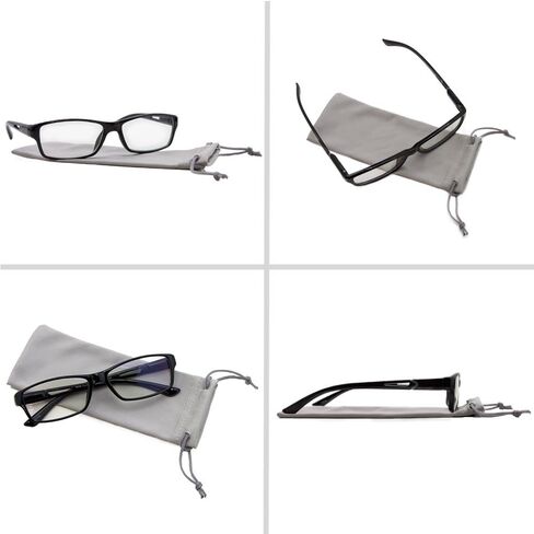 TruVision Readers Blue Light Blocking Reading Glasses 9604HP with Comfort Spring Hinges for Men and Women in Kuwait