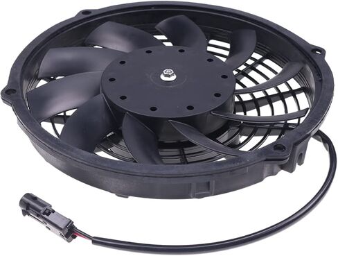 AIVWUMOT 12V 10'' Radiator Fan VA11-AP7/C-57A 78-1535 10 Blades Compatible with Thermo King Tri-Pac APU Compatible with SPAL 30100435 in Saudi Arabia