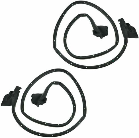 Door & Roof Rail Weatherstrip Rubber Seals Kit To To Chevy for El Camino 1978-1987 ، for GMC for Caballero 1978-1987 CAB in Saudi Arabia