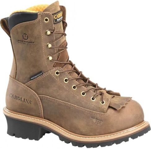 Men's CA9828 Driller 8Composite Toe Waterproof Logger Dark Brown 12 D in Saudi Arabia