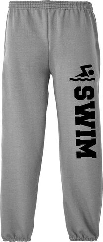 Adult Sweatpants with Swim Text and Graphic in Saudi Arabia
