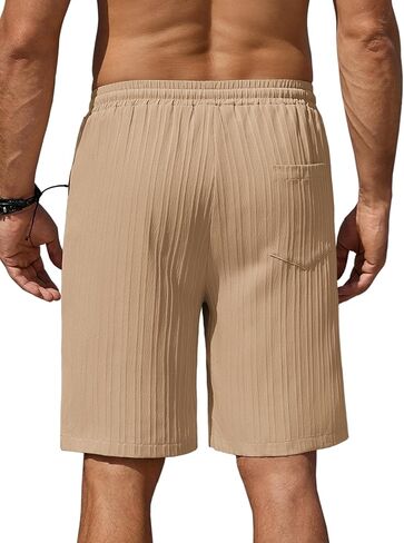 شورت شورت شاطئ الشاطئ Coofandy 9 "شورتات غير رسمية مرنة in Kuwait