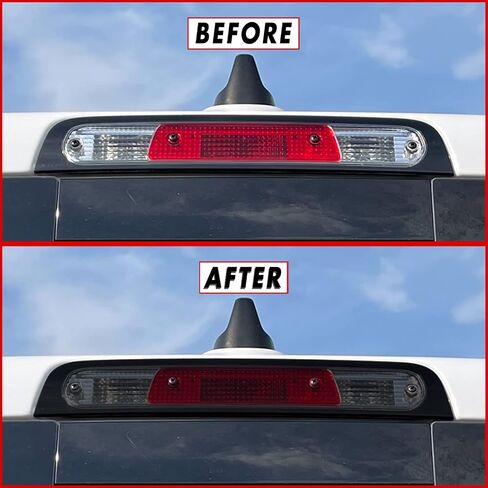 SlickMod PreCut Vinyl Smoke Tint for 2019-2022 Dodge Ram 1500 Third Brake Light (2. Third Brake Light, 35% Light Smoke) in Saudi Arabia