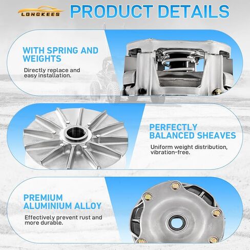 Primary & Secondary Drive Clutch with Puller Tool Fit Polaris RZR XP 1000 2016-2022 RZR S 1000 2016-2021 General 1000 XP 1000 2016-2023 Replace 1323298 1323403 1323241 1323068 in Saudi Arabia