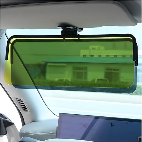 Sun Visor Extender للسيارة ، 2 في 1 في -1 ، مانع مضاد لـ UV لتمديد UVOR لليوم والليل ، مقطع على Sunvisor Extension Anti-Glare HD Hindsield Flockers لقيادة آمنة in Saudi Arabia