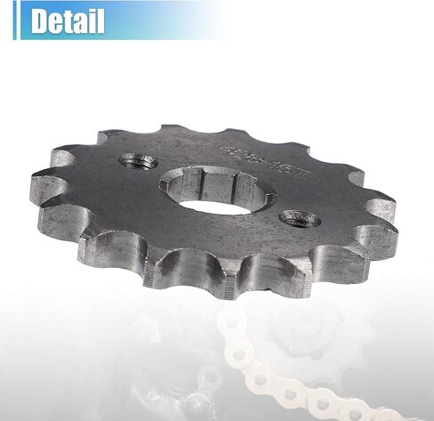 X AUTOHAUX 1 Set 428 Style 15 Teeth 20mm ID Motorcycle Front Engine Sprocket Fit for 50cc 70cc 110cc 125cc Motorcycle Dirt Pit Bike Mini Bike ATV in Saudi Arabia