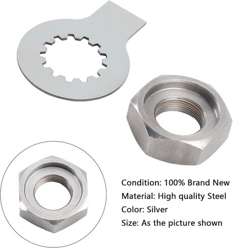 Topteng Front Substrocket Nut Lock Tab Kit لـ Yamaha R6 1999-2006 ، YZF 600 Thundercat 1995-2007 ، YZF 1000 Thunder 1997 ، TDM 850 1993 in Saudi Arabia