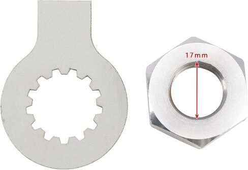 Topteng Front Substrocket Nut Lock Tab Kit لـ Yamaha R6 1999-2006 ، YZF 600 Thundercat 1995-2007 ، YZF 1000 Thunder 1997 ، TDM 850 1993 in Saudi Arabia