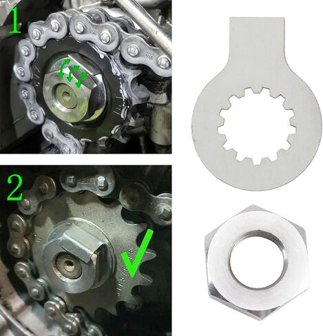 Topteng Front Substrocket Nut Lock Tab Kit لـ Yamaha R6 1999-2006 ، YZF 600 Thundercat 1995-2007 ، YZF 1000 Thunder 1997 ، TDM 850 1993 in Saudi Arabia