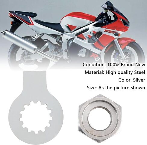 Topteng Front Substrocket Nut Lock Tab Kit لـ Yamaha R6 1999-2006 ، YZF 600 Thundercat 1995-2007 ، YZF 1000 Thunder 1997 ، TDM 850 1993 in Saudi Arabia