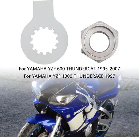 Topteng Front Substrocket Nut Lock Tab Kit لـ Yamaha R6 1999-2006 ، YZF 600 Thundercat 1995-2007 ، YZF 1000 Thunder 1997 ، TDM 850 1993 in Saudi Arabia