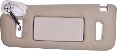 Sun Visor Beige Beige Left Driver LH مع ضوء متوافق مع كاديلاك إسكاليد Avalanche Suburban 1500 Tahoe Sierra Yukon لـ 15213271 ، 15824912 ، 15839410 ، 15882941 ، 15949716 in Saudi Arabia