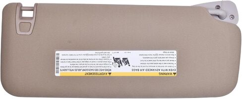 Sun Visor Beige Beige Left Driver LH مع ضوء متوافق مع كاديلاك إسكاليد Avalanche Suburban 1500 Tahoe Sierra Yukon لـ 15213271 ، 15824912 ، 15839410 ، 15882941 ، 15949716 in Saudi Arabia