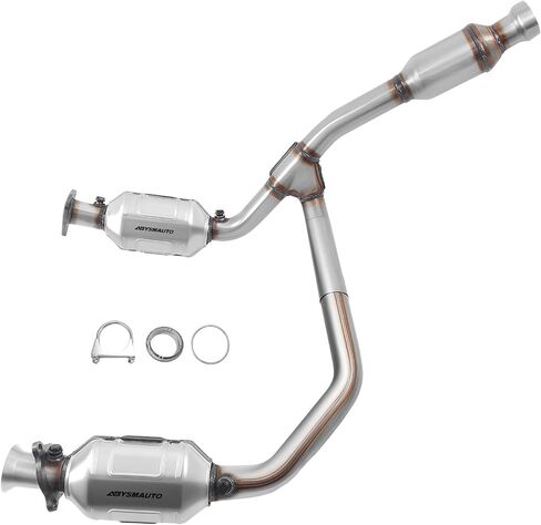 محول الحفاز متوافق مع Chevy Silverado 1500/ GMC Sierra 1500 2014-2018 4.3L V6/ 5.3L V8 ، GMC Yukon XL 2015-2019 5.3L V8 CANDALYTOR DIRECTION-FIT 50497 (EPA Compliant) in Saudi Arabia