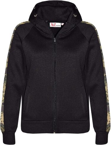 Kids Girls Boys Jogging Suit Black Fleece Tracksuit Hooded Hoodie Bottom Joggers in Kuwait