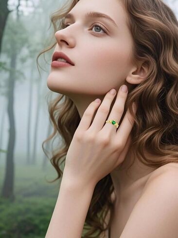 Dreamboat Sterling Silver Claddagh Rings for Women Irish Rings Clover Shamrock Green Heart Irish Gift Made In Ireland Luck Scottish Jewelry in Saudi Arabia