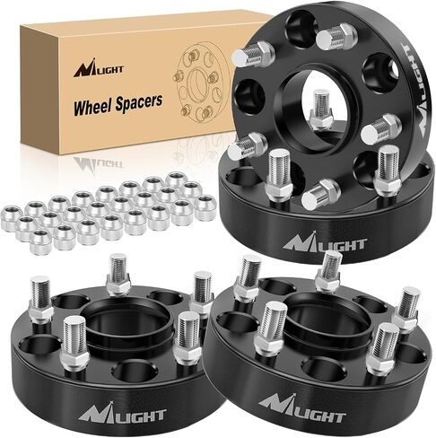 Nilight 5x5.5 Wheel Spacers for 2011-2022 Grand Cherokee,2018-2022 Wrangler JL/JLU,2019-2022 Gladiator JT,2011-2022 Durango,1.5 inch Wheel Spacer 5x127mm with 14x1.5 Studs & 71.5mm bore in Saudi Arabia