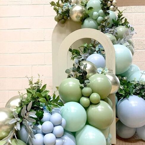 Brown Balloon Garland Arch Kit,120pcs Boho Brown Gold Cream Coffee Balloons Arch,for Birthday,Baby Shower,Jungle Safari,Woodland Party Decorations in Kuwait