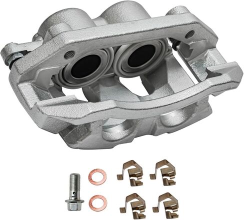 Detroit Axle - Front Left Brake Caliper for 2009-2018 Ram 1500, 2019-2022 1500 Classic 2009-2011 Dodge Dakota, Driver Side Disc Brake Caliper with Bracket Assembly Replacement in Saudi Arabia