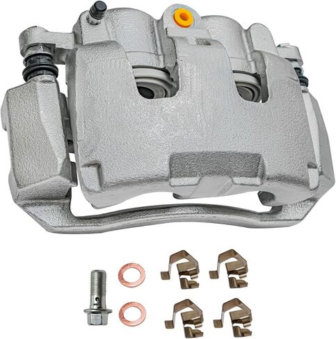 Detroit Axle - Front Left Brake Caliper for 2009-2018 Ram 1500, 2019-2022 1500 Classic 2009-2011 Dodge Dakota, Driver Side Disc Brake Caliper with Bracket Assembly Replacement in Saudi Arabia