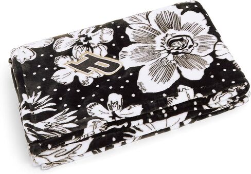 بطانية Vera Bradley Collegiate القطيفة مقاس XL (تتوفر فرق متعددة)، حديقة المطر الكاردينال/الأبيض مع جامعة ألاباما in Kuwait