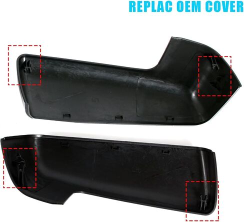 2 PCS Chrome Rearview Mirror Cap Cover Clip on Replacement for 2019 2020 2021 2023 2024 2025 Chevy Silverado 1500 & GMC Sierra 1500 Replacement for Left Right Side Accessories (Chrome) in Saudi Arabia